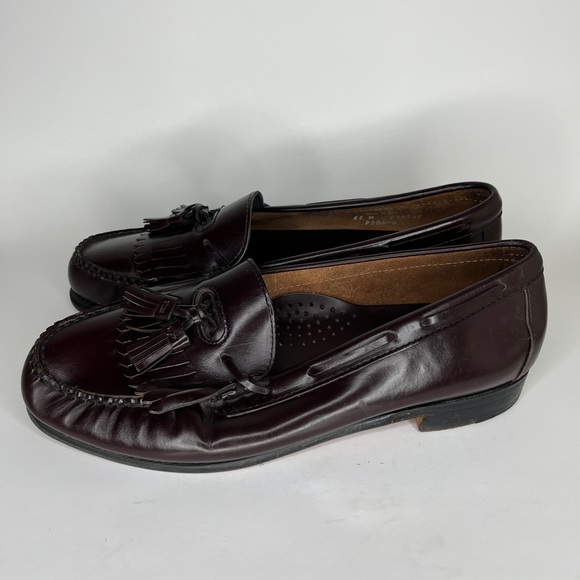 Dexter Loafers Tassel Slip On Leather Dress Shoes Men Size 11M Brown Made In USA main image 12